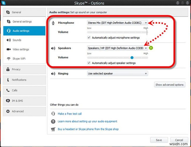 Khắc phục lỗi Skype không có âm thanh trên Windows 10