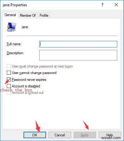 Cách tắt nhắc nhở hết hạn mật khẩu trên Windows 10