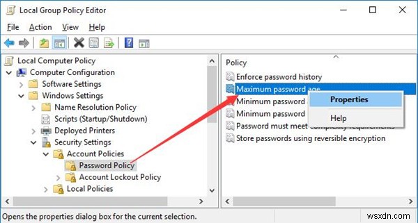 Cách tắt nhắc nhở hết hạn mật khẩu trên Windows 10