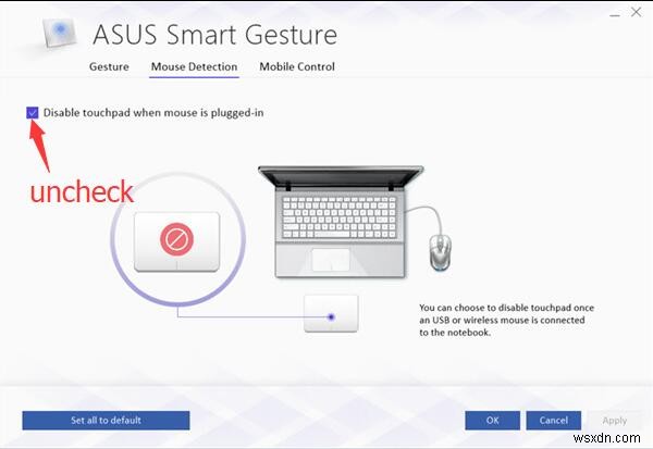Khắc phục lỗi ASUS Smart Gesture không hoạt động trên Windows 10
