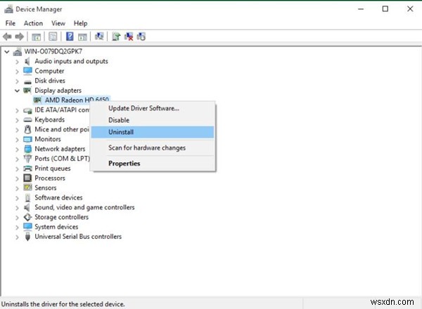 Driver đồ họa AMD không hoạt động sau cập nhật Windows