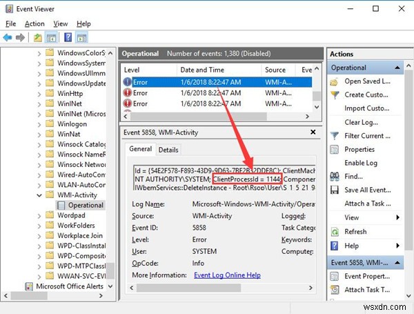 Khắc phục vấn đề WMI Provider Host chiếm CPU cao trên Windows 10