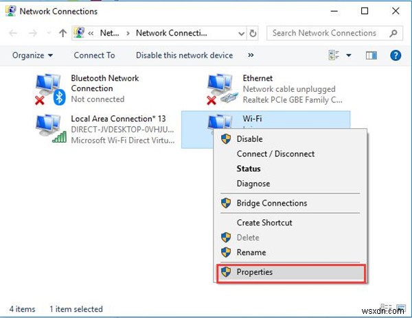 Đã khắc phục: Kết nối WIFI liên tục bị ngắt trên Windows 10