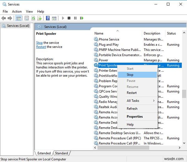 Cách khắc phục lỗi Print Management bị mất trên Windows 10