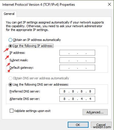 Đã khắc phục: Cổng mặc định không khả dụng trên Windows 10 liên tục xảy ra