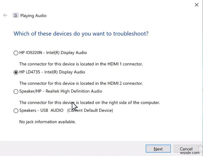 Khắc phục: HDMI không có tiếng trên Windows 10