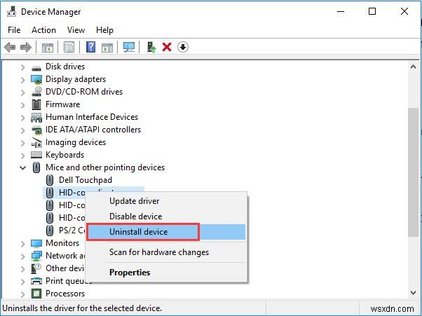 Khắc phục: Chuột HID-Compliant không hoạt động trên Windows 10