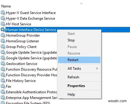 Khắc phục: Chuột HID-Compliant không hoạt động trên Windows 10