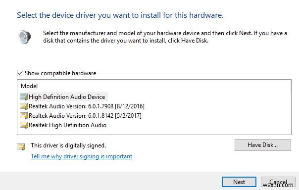 [Đã khắc phục] Driver thiết bị âm thanh USB C-Media không cài đặt được trên Windows 10