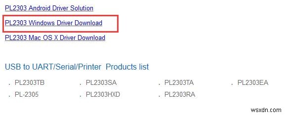 Khắc phục lỗi driver Prolific USB to Serial Comm Port trên Windows 10/11