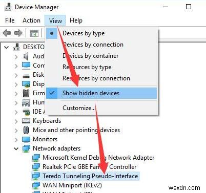 4 cách khắc phục driver Teredo Tunneling Pseudo-Interface không hoạt động trên Windows 11/10