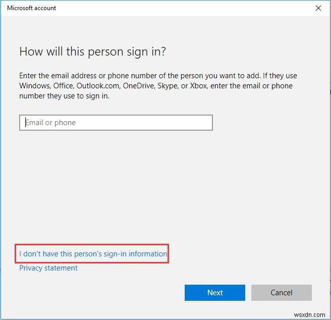 Cách tạo tài khoản cục bộ mới trên Windows 10