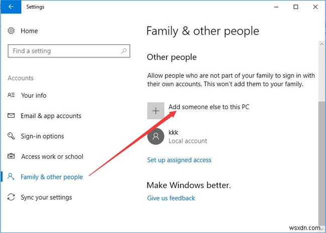 Cách tạo tài khoản cục bộ mới trên Windows 10