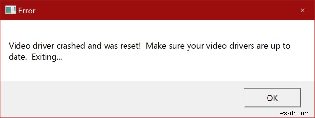 Cách khắc phục Video Driver Crashed and Was Reset trong Fortnite