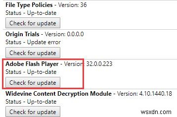 Khắc phục: Adobe Flash Player không hoạt động trong Chrome