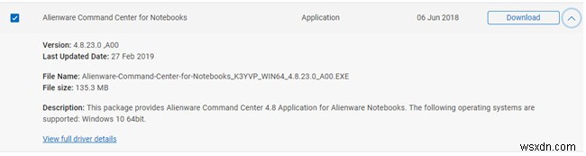 Khắc phục: Alienware Command Center không hoạt động trên Windows 10