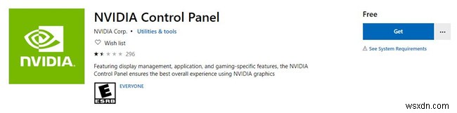Cách tải NVIDIA Control Panel cho Windows 10