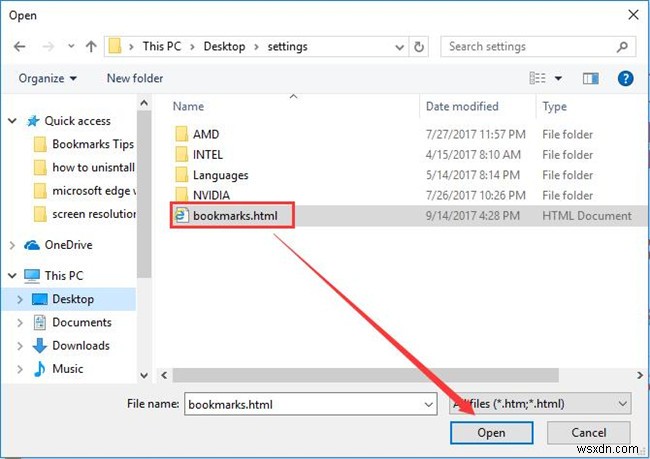 6 cài đặt Favorites (Yêu thích) và Bookmark trên Microsoft Edge