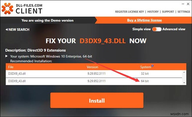 Khắc phục lỗi thiếu d3dx9_43.dll trên Windows 10, 8, 7