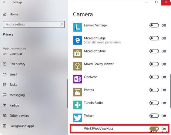 Win32WebViewHost là gì? Có nên xóa? Cách khắc phục lỗi webcam/loa do nó gây ra