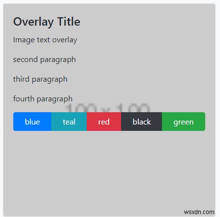 Component Card Trong Bootstrap