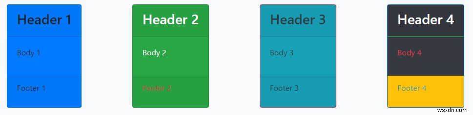 Component Card Trong Bootstrap