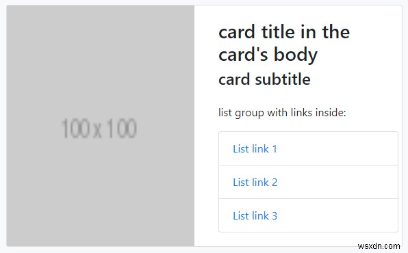 Component Card Trong Bootstrap