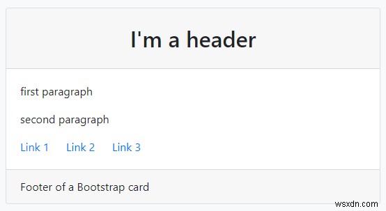 Component Card Trong Bootstrap