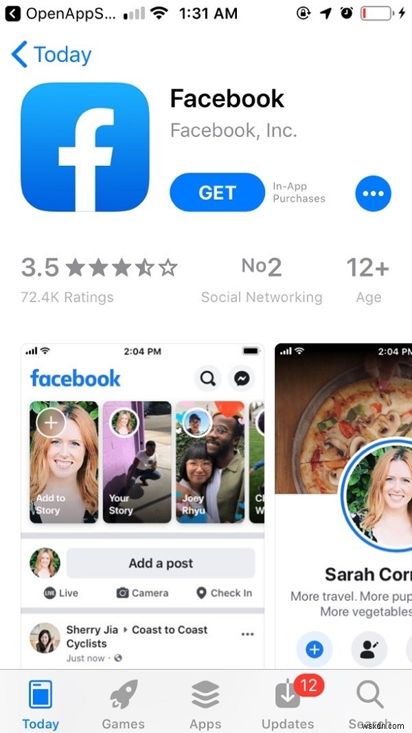 Cách mở App Store từ ứng dụng iOS