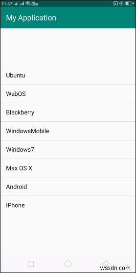 Tạo Immutable List (Danh sách bất biến) trong Android bằng factory method