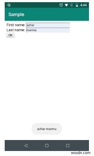 Cách phát hiện nhấn nút HTML qua JavaScript trong Android WebView