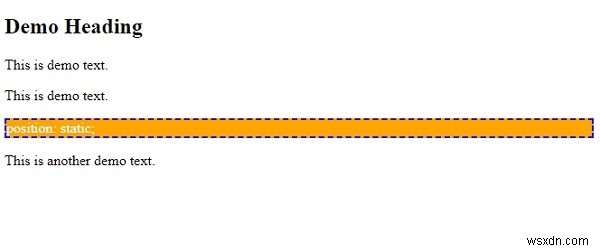 Định vị tĩnh (Static Positioning) trong CSS
