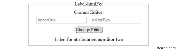 Đối tượng Label trong HTML DOM