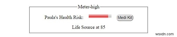 Thuộc tính high của Meter trong HTML DOM