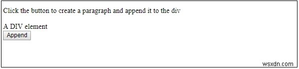 Phương thức appendChild() trong HTML DOM