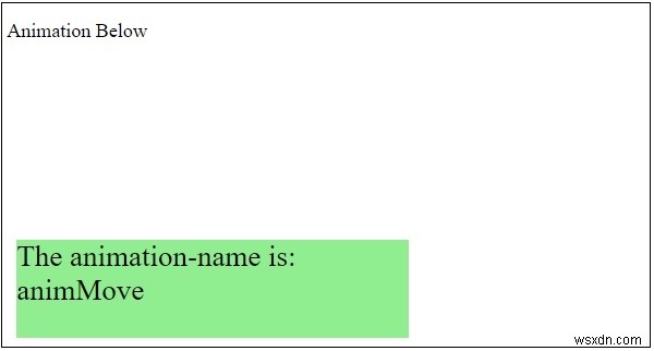 AnimationEvent trong HTML DOM