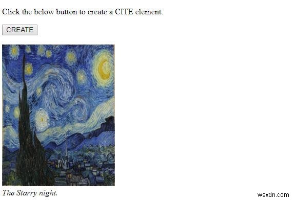 Đối tượng HTML DOM cite