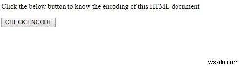 Thuộc tính HTML DOM characterSet