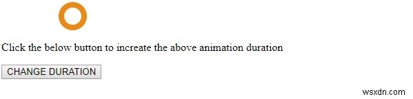 Thuộc tính animationDuration trong HTML DOM Style