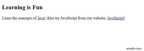 Thuộc tính href của thẻ <a> trong HTML