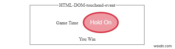 Sự kiện touchend trong HTML DOM