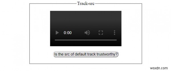 Thuộc tính src của Track trong HTML DOM