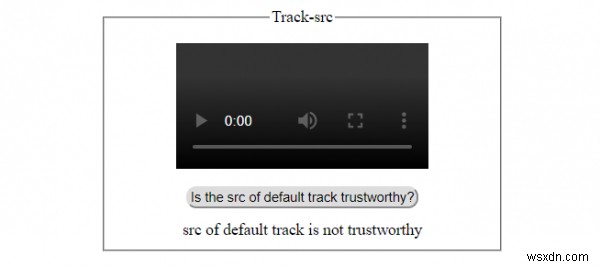 Thuộc tính src của Track trong HTML DOM