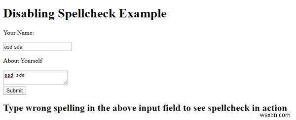 Cách tắt kiểm tra chính tả (sửa lỗi ngữ pháp) cho các phần tử form HTML