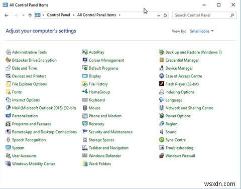 Tại Sao Microsoft Loại Bỏ Control Panel Trong Windows