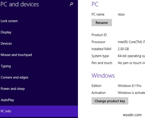 Cách kích hoạt Windows 8 sau khi cài đặt hoặc nâng cấp phần cứng