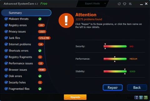 So sánh trình dọn dẹp: CCleaner vs SlimCleaner vs IObit Advanced SystemCare
