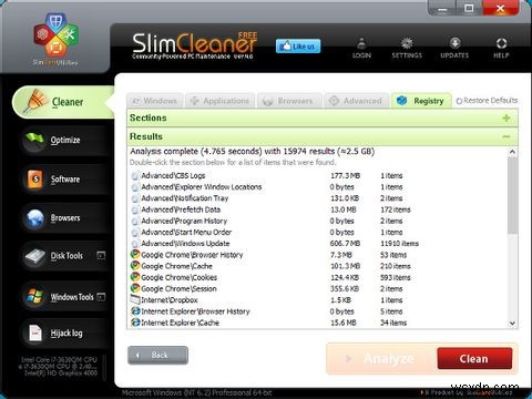 So sánh trình dọn dẹp: CCleaner vs SlimCleaner vs IObit Advanced SystemCare
