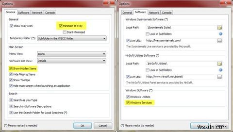 Khởi đầu bộ công cụ USB với Windows System Control Center