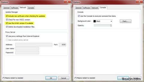 Khởi đầu bộ công cụ USB với Windows System Control Center